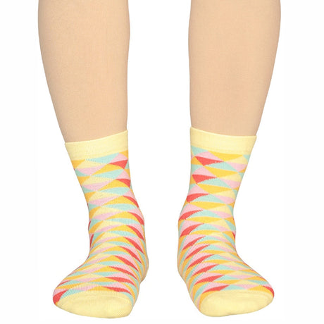 Bodycare Womens Mid Calf Printed Socks Pack Of 2