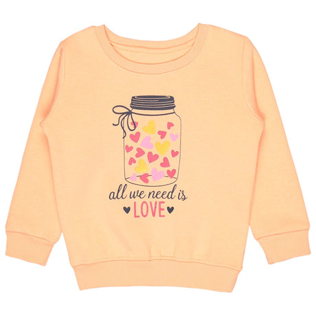 Bodycare Girls Fleece Round Neck Full Sleeves Sweat Shirt