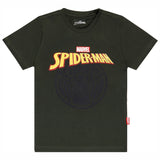 Boys Spiderman Printed Round Neck Half Sleeve T-Shirt for Casual Wear, Easy Movement and Everyday Dressing - Pack of 1