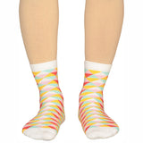 Bodycare Womens Mid Calf Printed Socks Pack Of 2