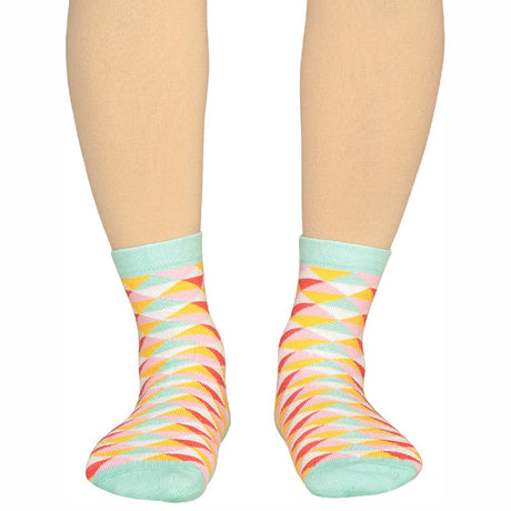 Bodycare Womens Mid Calf Printed Socks Pack Of 2