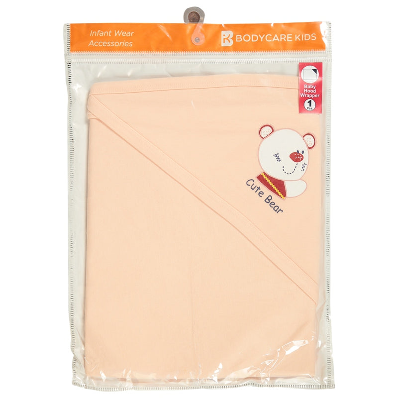 Bodycare Unisex Baby Solid Hooded Wrapper