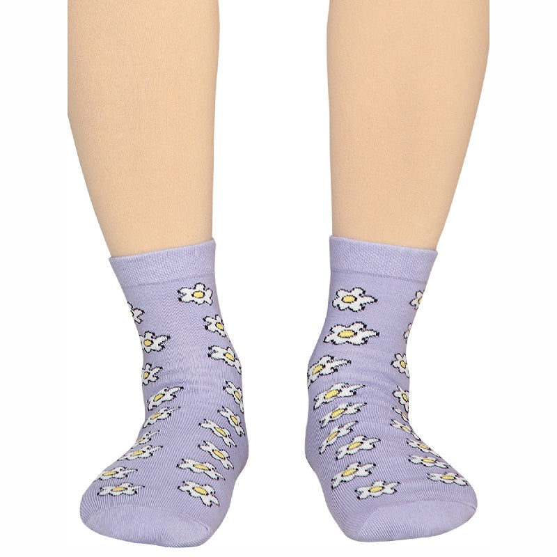 Bodycare Womens Mid Calf Printed Socks Pack Of 2
