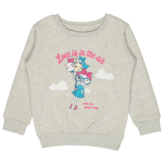 Baby Girls Sweatshirt Round Neck Full Sleeves - Bodycare