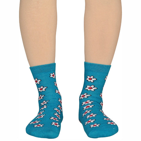 Bodycare Womens Mid Calf Printed Socks Pack Of 2