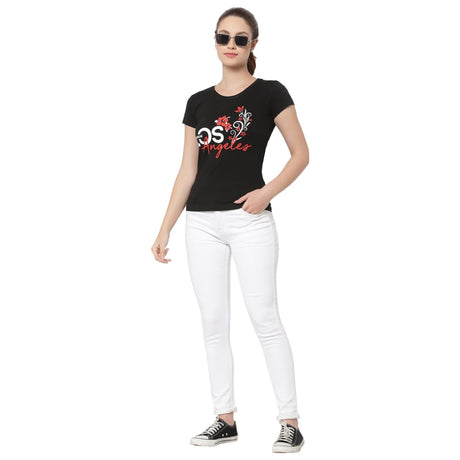 Proteens Women T-shirt Round Neck Half Sleeves