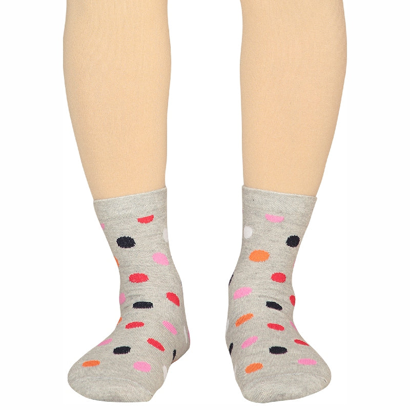 Bodycare Womens Mid Calf Printed Socks Pack Of 2