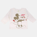 Baby Boys Mickey & Friends T-Shirt Round Neck Full Sleeves - Bodycare