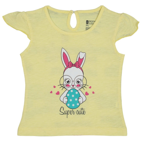 Bodycare Girls Round Neck Half Sleeves T-Shirt