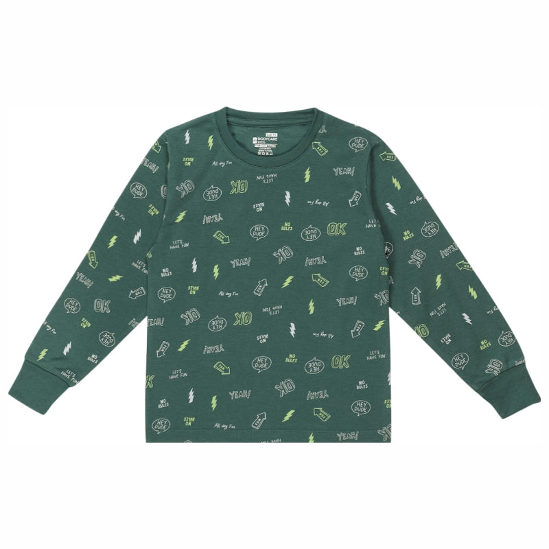 Boys T-Shirt Round Neck Full Sleeves - Bodycare