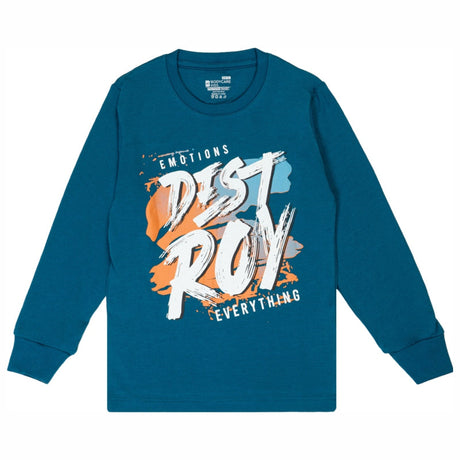 Bodycare Boys Round Neck Full Sleeves Solid Tshirt