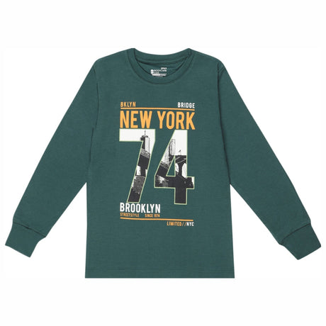 Bodycare Boys Round Neck Full Sleeves Solid Tshirt