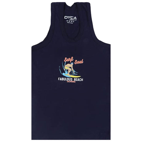 Boys Vest Round Neck Sleeveless Pack of 3
