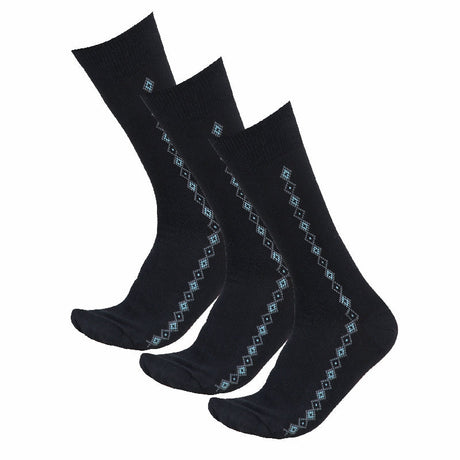 Bodycare Mens Solid Mid Calf Length Socks Pack Of 3