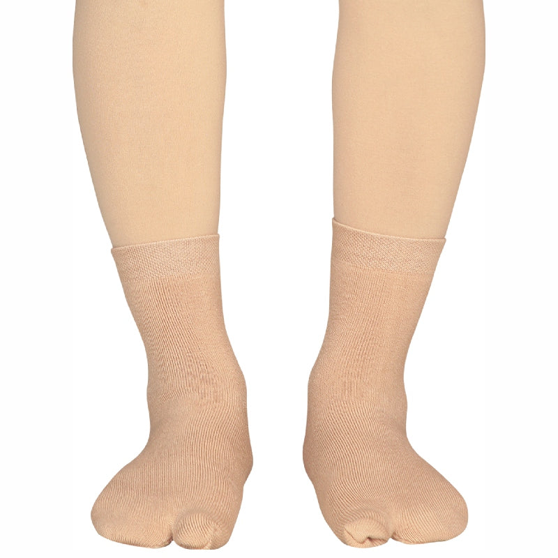 Bodycare Womens Mid Calf Thumb Socks Pack Of 2