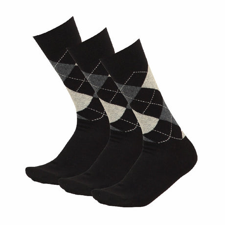 Bodycare Mens Solid Mid Calf Length Socks Pack Of 3
