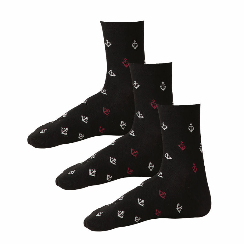 Bodycare Mens Solid Mid Calf Length Socks Pack Of 3