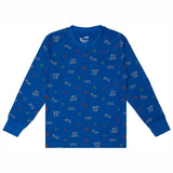 Boys Printed Round Neck Full Sleeve T-Shirt for Comfortable Casual Wear, Easy Coverage and Regular Wardrobe Use - Pack of 1