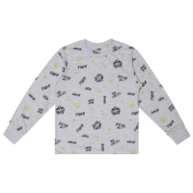 Boys Printed Round Neck Full Sleeve T-Shirt for Comfortable Casual Wear, Easy Coverage and Regular Wardrobe Use - Pack of 1