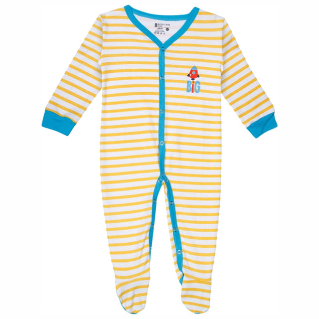 Unisex Baby Romper Front Open Full Sleeves - Bodycare