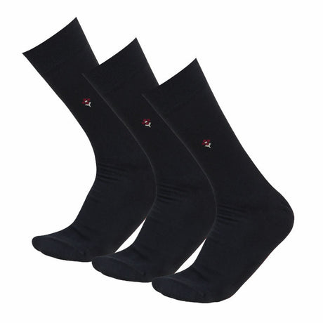 Bodycare Mens Solid Mid Calf Length Socks Pack Of 3