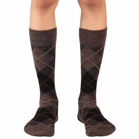 Bodycare Mens Calf Length Printed Socks Pack Of 2