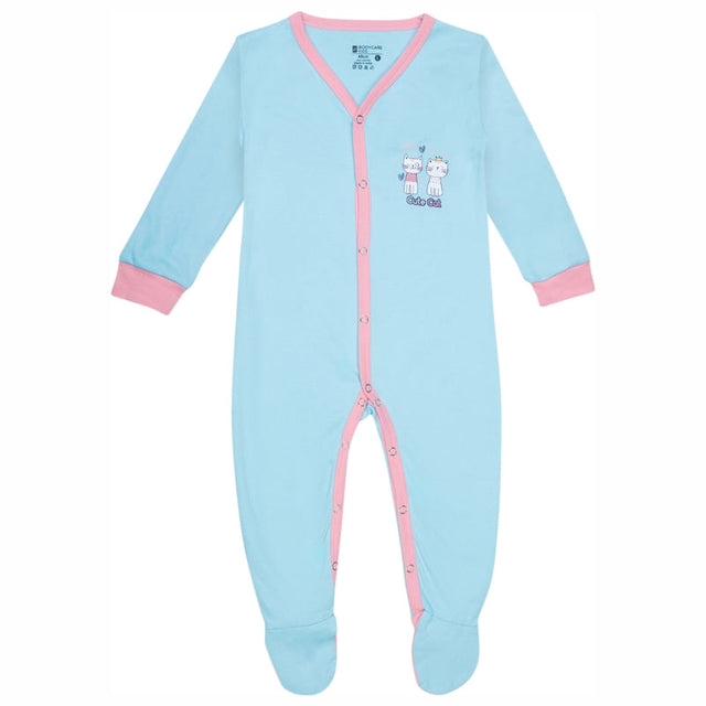 Unisex Baby Romper Front Open Full Sleeves - Bodycare