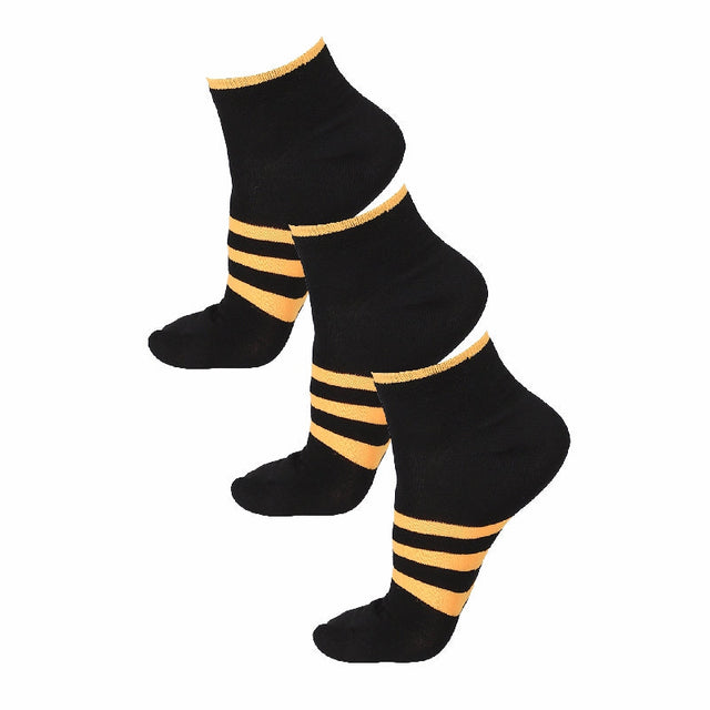 Women Cotton Spandex Socks Stretch Pack of 3 - Bodycare