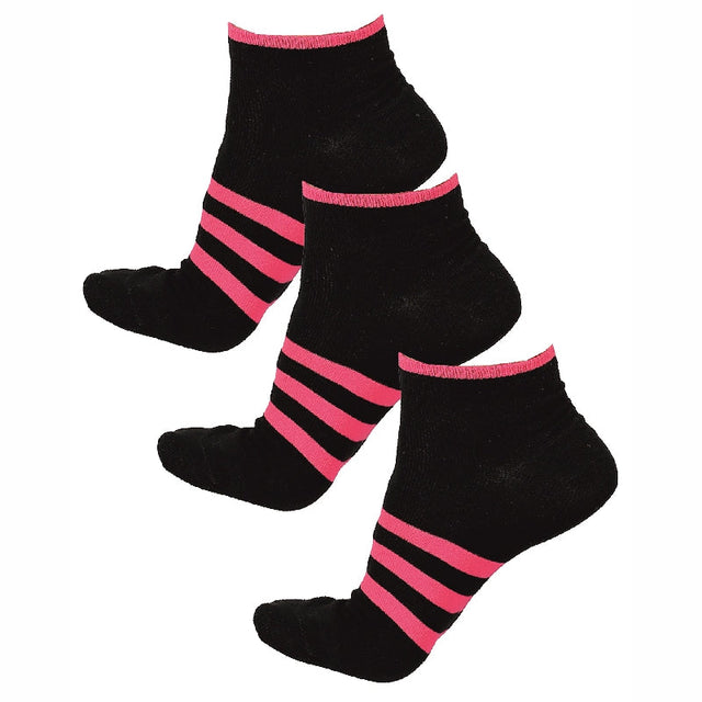 Women Cotton Spandex Socks Stretch Pack of 3 - Bodycare
