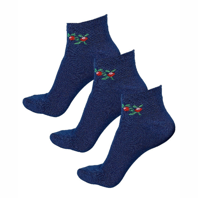 Women Cotton Spandex Socks Stretch Pack of 3 - Bodycare