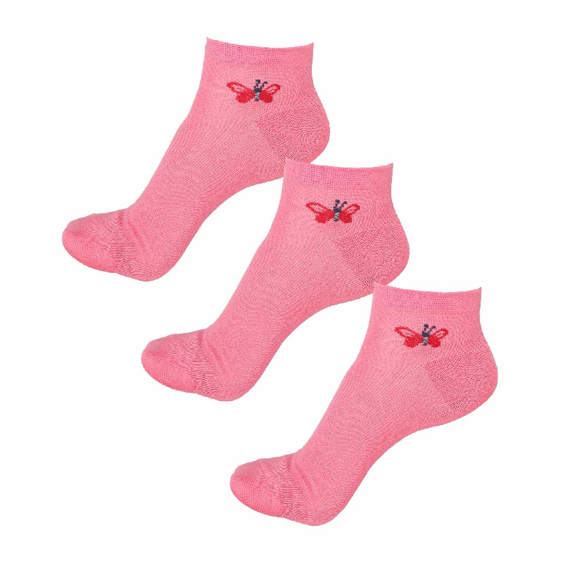 Bodycare Womens Solid Ankle Length Socks Pack Of
