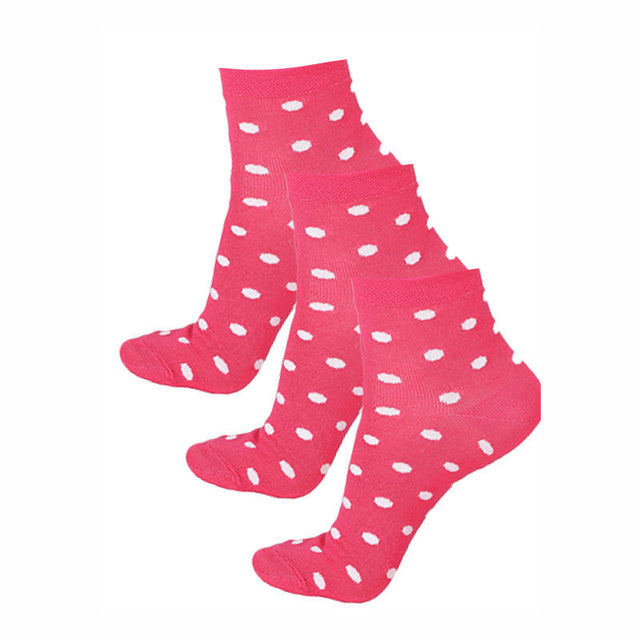 Women Cotton Spandex Socks Stretch Pack of 3 - Bodycare