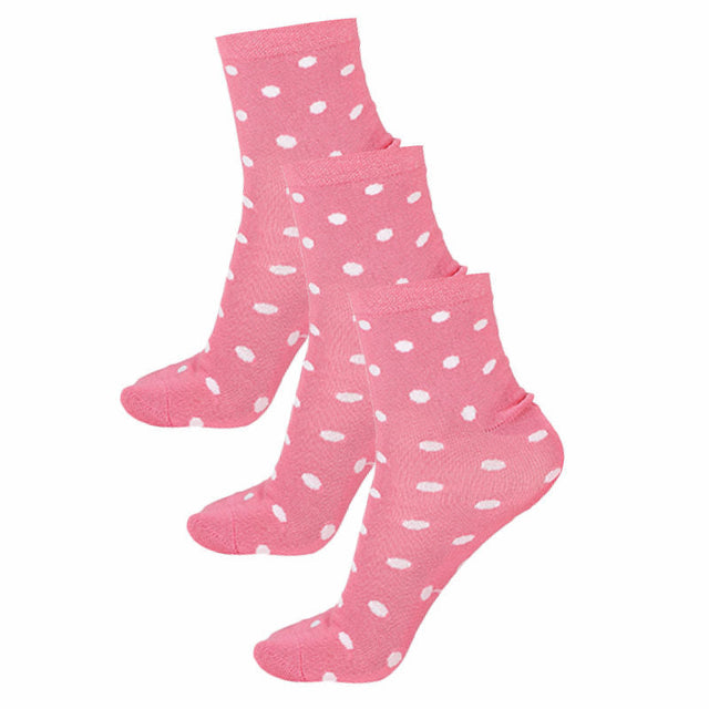 Women Cotton Spandex Socks Stretch Pack of 3 - Bodycare