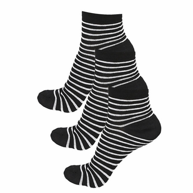Women Cotton Spandex Socks Stretch Pack of 3 - Bodycare