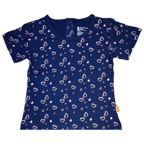 Baby Girls Cotton T-Shirt Round Neck Half Sleeves Pack of 1