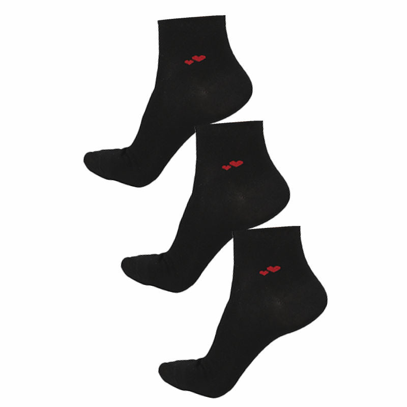 Bodycare Womens Solid Ankle Length Socks Pack Of