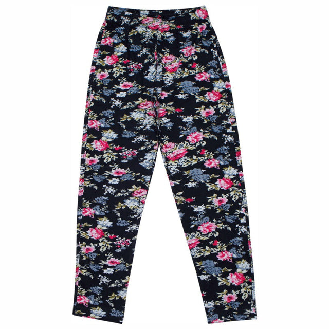 Girls 100% Cotton Track Pant Side Pockets - Bodycare