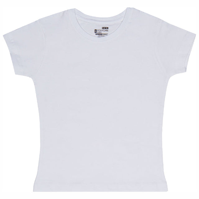Girls Cotton T-Shirt Round Neck Half Sleeves Pack of 1 - Bodycare