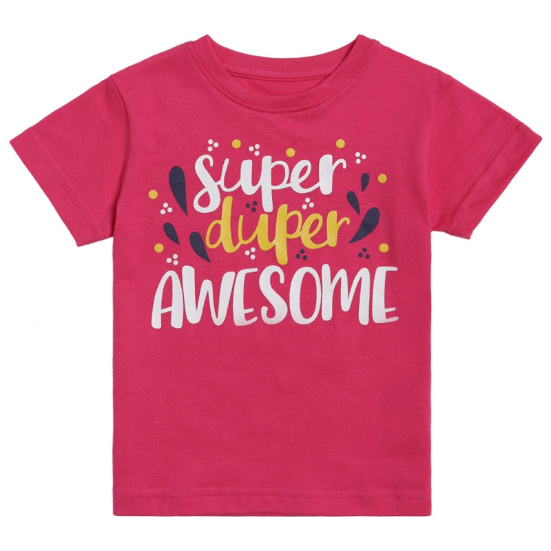 Dyca Girls Half Sleeves T-Shirt