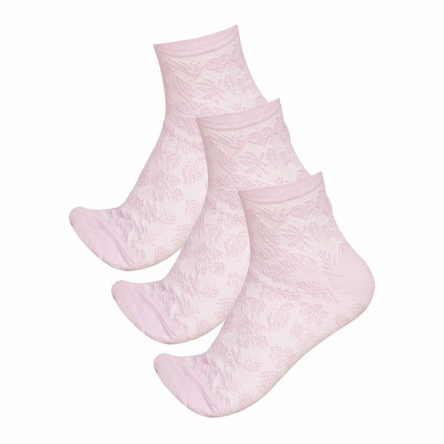 Women Cotton Spandex Socks Stretch Pack of 3 - Bodycare