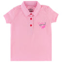 DYCA Girls Tshirt Collar Half Sleeves Solid