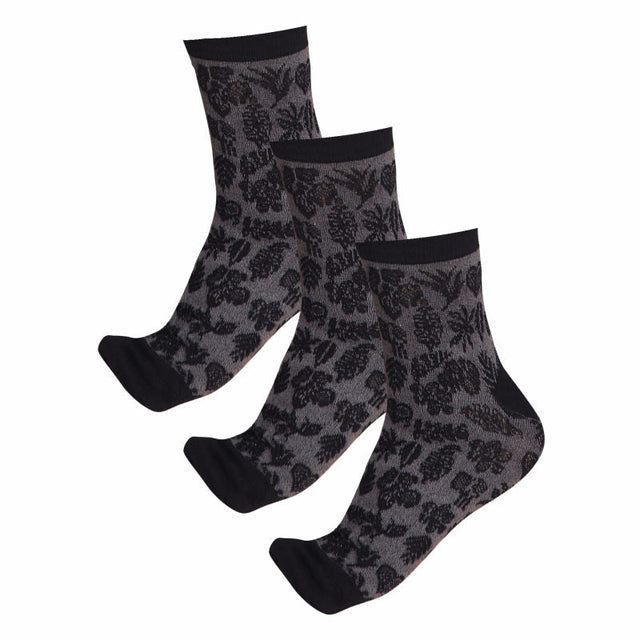 Women Cotton Spandex Socks Stretch Pack of 3 - Bodycare