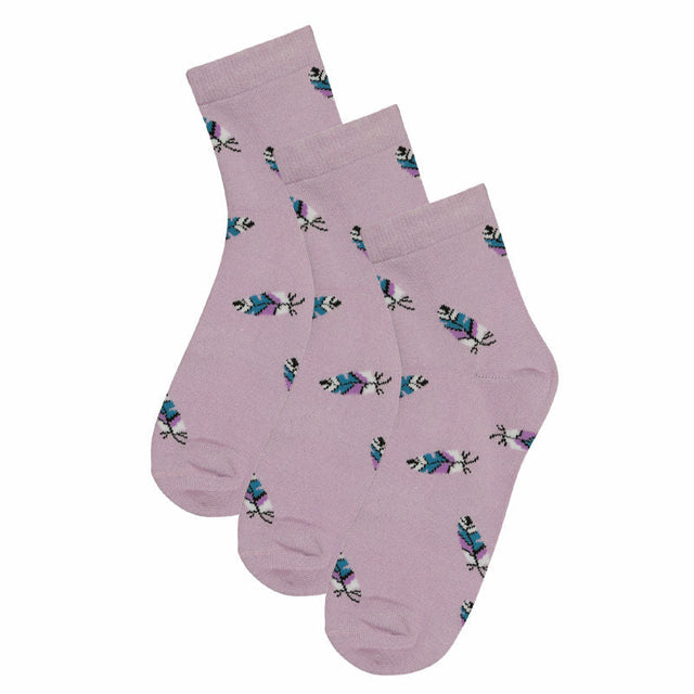 Women Cotton Spandex Socks Stretch Pack of 3 - Bodycare