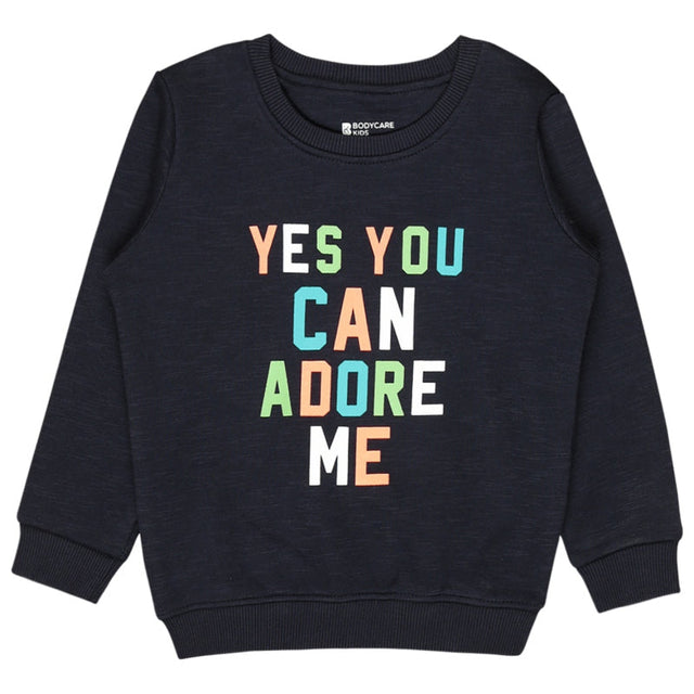 Baby Boys Round Neck Full Sleeve Sweatshirt for Everyday Comfort, Casual Winter Wear and Easy Wardrobe Styling