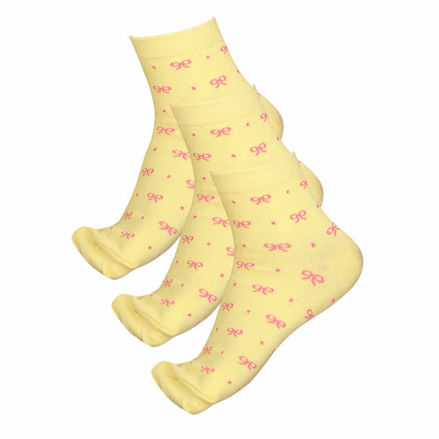 Women Cotton Spandex Socks Stretch Pack of 3 - Bodycare