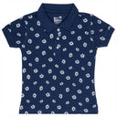 Bodycare Girls Polo Collar Half Sleeves Printed Tshirt