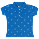 Bodycare Girls Polo Collar Half Sleeves Printed Tshirt