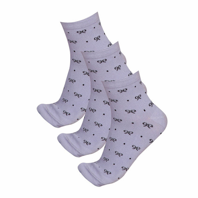 Women Cotton Spandex Socks Stretch Pack of 3 - Bodycare