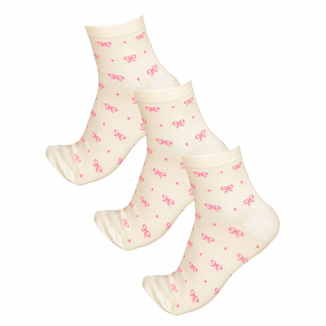 Women Cotton Spandex Socks Stretch Pack of 3 - Bodycare