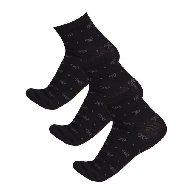 Women Cotton Spandex Socks Stretch Pack of 3 - Bodycare